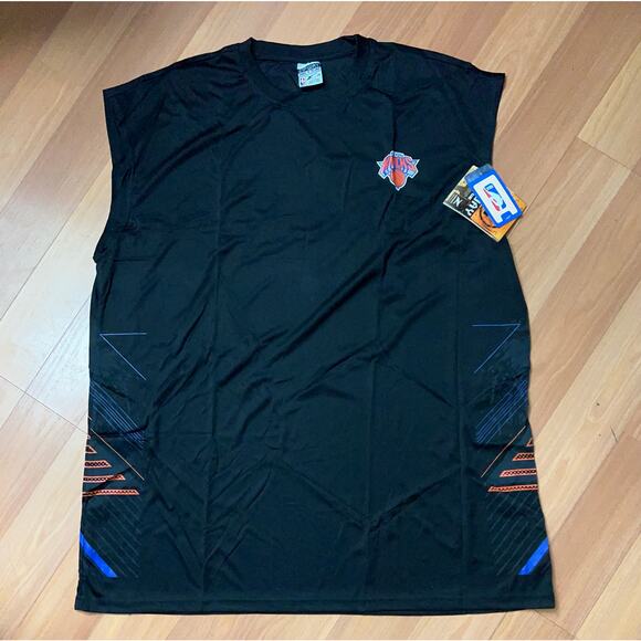 NBA New York Knicks Mens ZipWay Change “N” The Game Cut Off  Tank Size 3X Black - Picture 3 of 11